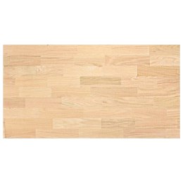 BLAT KUCHENNY 120X63,5X4 CM PROSTOKĄTNY LITE DREWNO DĘBOWE