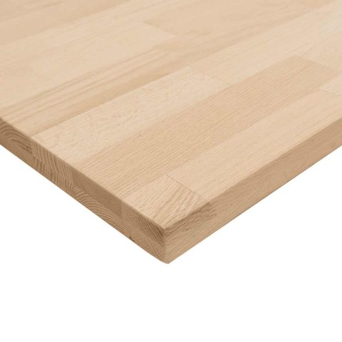 BLAT KUCHENNY 120X63,5X4 CM PROSTOKĄTNY LITE DREWNO DĘBOWE