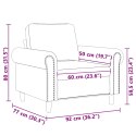 FOTEL CIEMNOZIELONY 60 CM OBITY AKSAMITEM