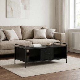 VidaXL Stolik kawowy Czarny dąb 99,5 x 49 x 41 cm Drewno inżynieryjne