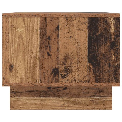 STOLIK KAWOWY STARE DREWNO 90 X 50 X 40 CM DREWNO INŻYNIERYJNE