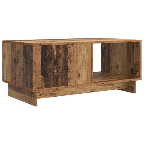STOLIK KAWOWY STARE DREWNO 90 X 50 X 40 CM DREWNO INŻYNIERYJNE