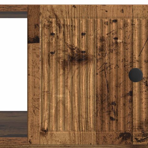 STOLIK KAWOWY STARE DREWNO 90 X 50 X 40 CM DREWNO INŻYNIERYJNE