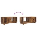 STOLIK KAWOWY STARE DREWNO 90 X 50 X 40 CM DREWNO INŻYNIERYJNE