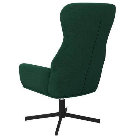 FOTEL CIEMNOZIELONY OBITY AKSAMITEM