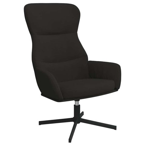 FOTEL CZARNY OBITY AKSAMITEM