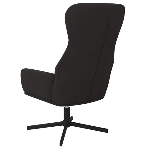 FOTEL CZARNY OBITY AKSAMITEM