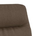 FOTEL KOLOR TAUPE OBITY TKANINĄ