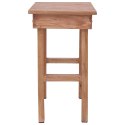 STOLIK 70 X 35 X 60 CM LITE DREWNO MAHONIOWE