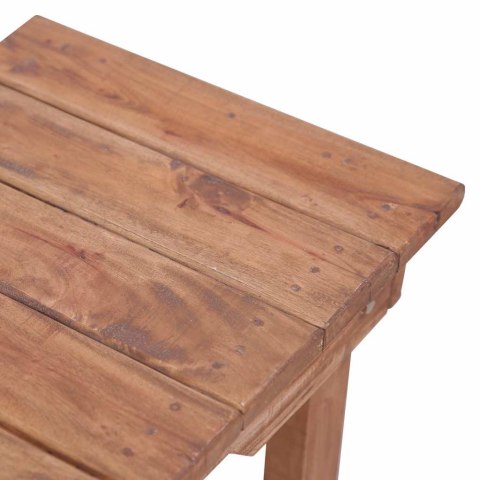 STOLIK 70 X 35 X 60 CM LITE DREWNO MAHONIOWE