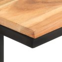 STOLIKI BOCZNE 2 SZT. 31,5 X 24,5 X 64,5 CM DREWNO AKACJOWE