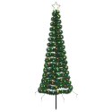 CHOINKA BŁYSZCZĄCA LED Z KOLCEM DO ZIEMI EKENAS 180 CM 220 LED