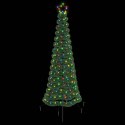 CHOINKA BŁYSZCZĄCA LED Z KOLCEM DO ZIEMI EKENAS 180 CM 220 LED