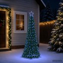 CHOINKA BŁYSZCZĄCA LED Z KOLCEM DO ZIEMI EKENAS 180 CM 220 LED