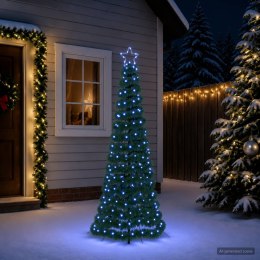 CHOINKA BŁYSZCZĄCA LED Z KOLCEM DO ZIEMI EKENAS 180 CM 220 LED