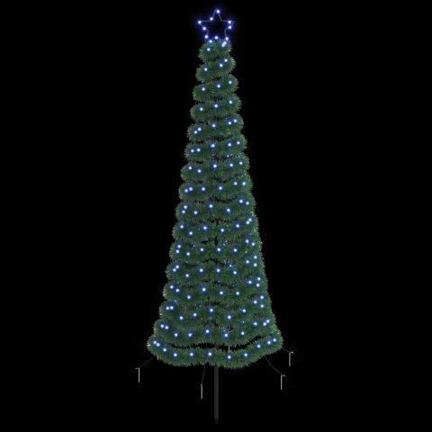 CHOINKA BŁYSZCZĄCA LED Z KOLCEM DO ZIEMI EKENAS 180 CM 220 LED