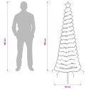 CHOINKA BŁYSZCZĄCA LED Z KOLCEM DO ZIEMI EKENAS 180 CM 220 LED