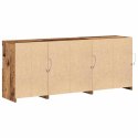 VidaXL Komoda LED Stare drewno 162 x 37 x 67 cm Drewno inżynieryjne