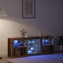 VidaXL Komoda LED Stare drewno 181,5 x 37 x 67 cm Drewno inżynieryjne