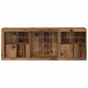 VidaXL Komoda LED Stare drewno 181,5 x 37 x 67 cm Drewno inżynieryjne