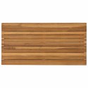 BLAT STOŁU 90 X 45 X 3,5 CM PROSTOKĄTNY LITE DREWNO TEAKOWE