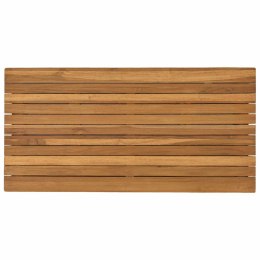 BLAT STOŁU 90 X 45 X 3,5 CM PROSTOKĄTNY LITE DREWNO TEAKOWE