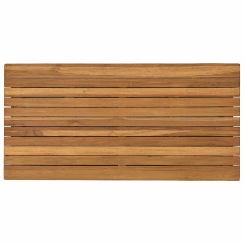 BLAT STOŁU 90 X 45 X 3,5 CM PROSTOKĄTNY LITE DREWNO TEAKOWE