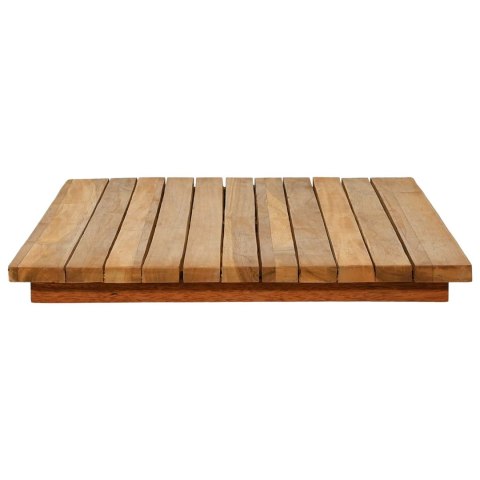 BLAT STOŁU 90 X 45 X 3,5 CM PROSTOKĄTNY LITE DREWNO TEAKOWE