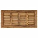 BLAT STOŁU 90 X 45 X 3,5 CM PROSTOKĄTNY LITE DREWNO TEAKOWE