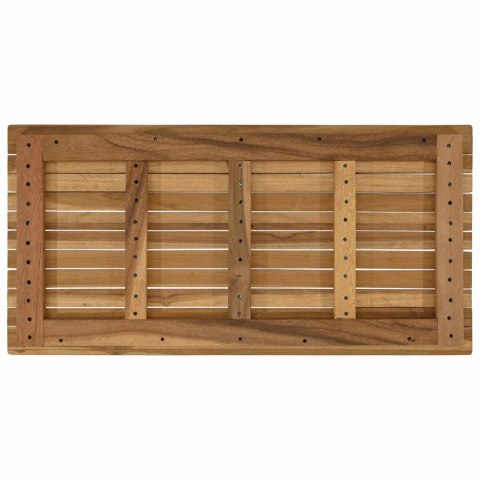 BLAT STOŁU 90 X 45 X 3,5 CM PROSTOKĄTNY LITE DREWNO TEAKOWE