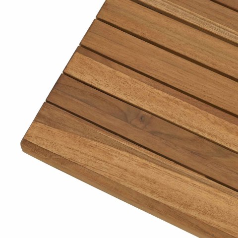 BLAT STOŁU 90 X 45 X 3,5 CM PROSTOKĄTNY LITE DREWNO TEAKOWE