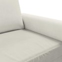 FOTEL KREMOWY 60 CM OBITY AKSAMITEM