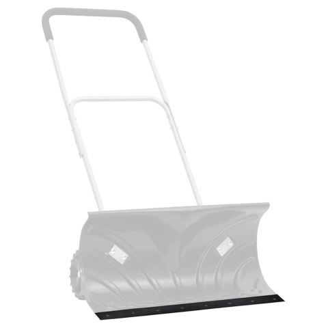GUMOWA KRAWĘDŹ DO PŁUGA ŚNIEŻNEGO CZARNA 250X10X1 CM