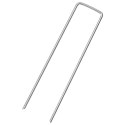 KOŁKI GRUNTOWE W KSZTAŁCIE LITERY U 50 SZT. 15X3,5 CM STAL