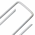 KOŁKI GRUNTOWE W KSZTAŁCIE LITERY U 50 SZT. 15X3,5 CM STAL