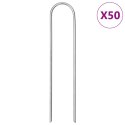 KOŁKI GRUNTOWE W KSZTAŁCIE LITERY U 50 SZT. 15X3,5 CM STAL