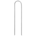 KOŁKI GRUNTOWE W KSZTAŁCIE LITERY U 50 SZT. 15X3,5 CM STAL