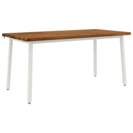 KWADRATOWY STÓŁ DO JEDZENIA 160 X 90 X 75 CM LITE DREWNO AKACJI