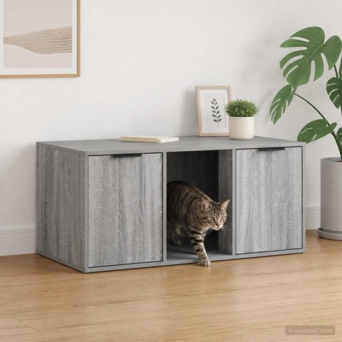 VidaXL Meble dla kota Szary Sonoma 100 x 49 x 45 cm