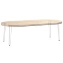 NOGI WSUWKOWE DO STOLIKA KONSOLOWEGO 4 SZT. BIAŁY 72 CM