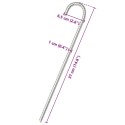 ŚLEDZIE DO NAMIOTU 12 SZT. 37 CM Ø10 MM STAL GALWANIZOWANA
