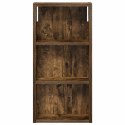 SZAFKA ŚCIENNA ŁAZIENKOWA DĄB WĘDZONY 30 X 10 X 60,5 CM