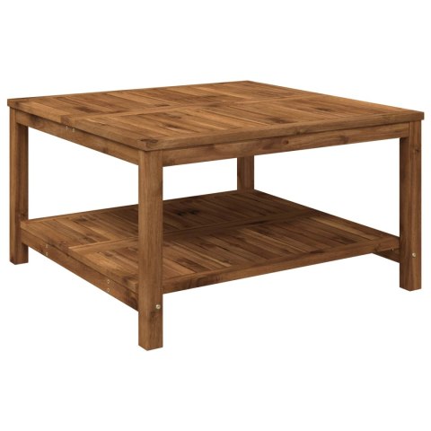 STOLIK KAWOWY NATURALNY 80,5 X 80 X 45 CM LITE DREWNO AKACJI