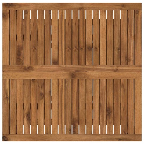 STOLIK KAWOWY NATURALNY 80,5 X 80 X 45 CM LITE DREWNO AKACJI