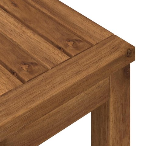 STOLIK KAWOWY NATURALNY 80,5 X 80 X 45 CM LITE DREWNO AKACJI