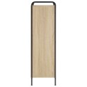 VidaXL Szafka na książki 55,5 x 33 x 174 cm Drewno inżynieryjne