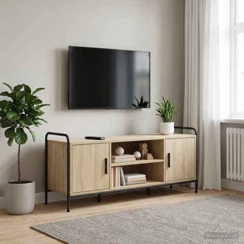 SZAFKA POD TELEWIZOR 119 X 33 X 50 CM DĄB SONOMA
