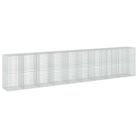GABION Z DRUTU 5 MM I SIATKĄ 5X10 CM 950X100X200 CM