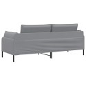 SOFA 3-OSOBOWA JASNOSZARY 222 X 81 X 89 CM TKANINA