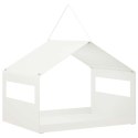 WISZĄCY KARMNIK DLA PTAKÓW STAL BIAŁY 30 X 23 X 23 CM